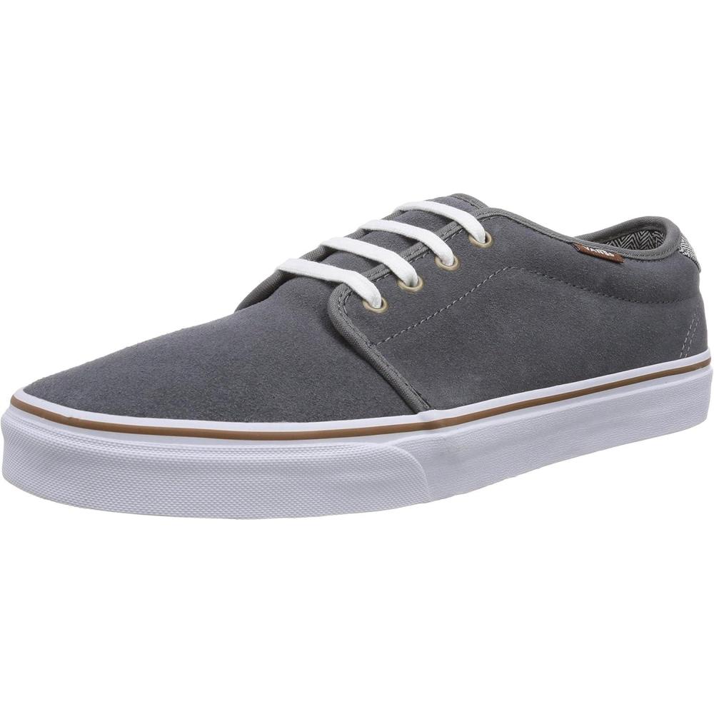 imageVans UnisexChild Hightop TrainersGrey Gris SuedeHerringb