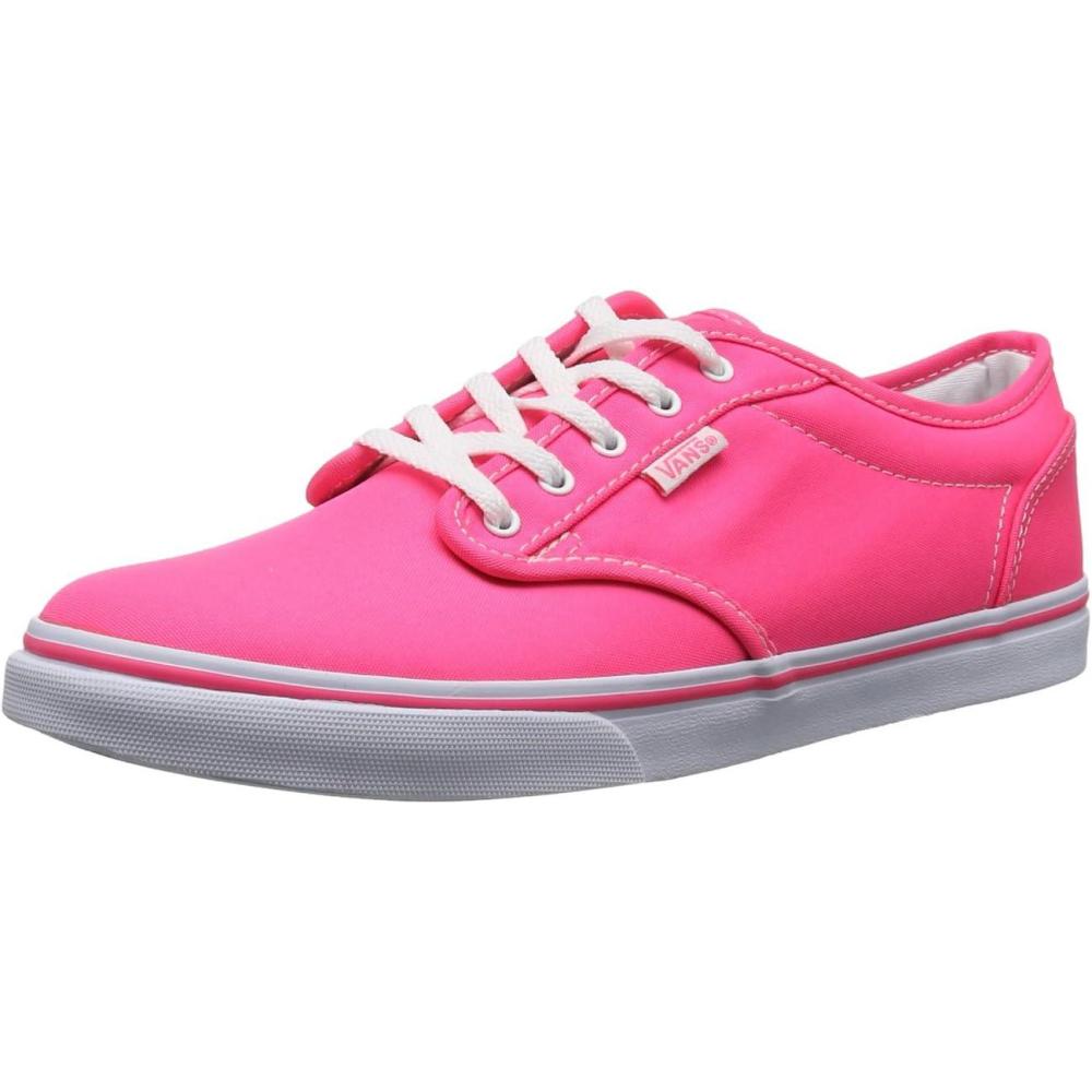 imageVans UnisexChild Hightop TrainersNeonPinkWhite