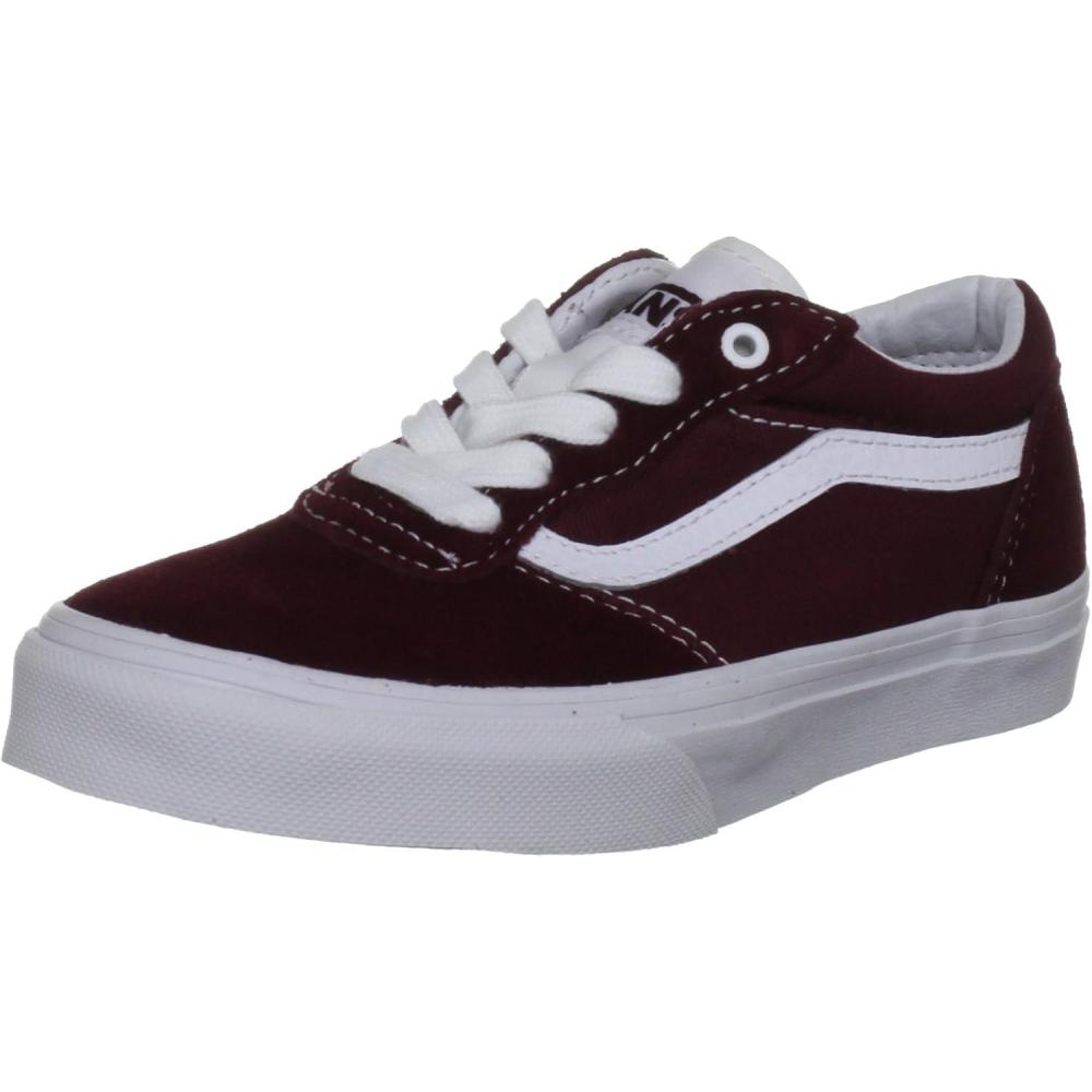 imageVans UnisexChild Hightop TrainersOxbloodWhite