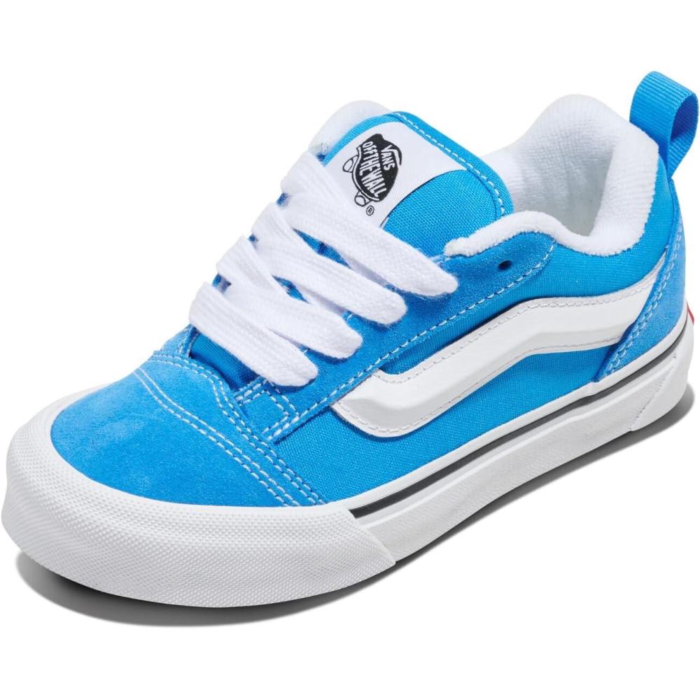 imageVans UnisexChild Knu Skool ShoeColor Theory Bright Azure