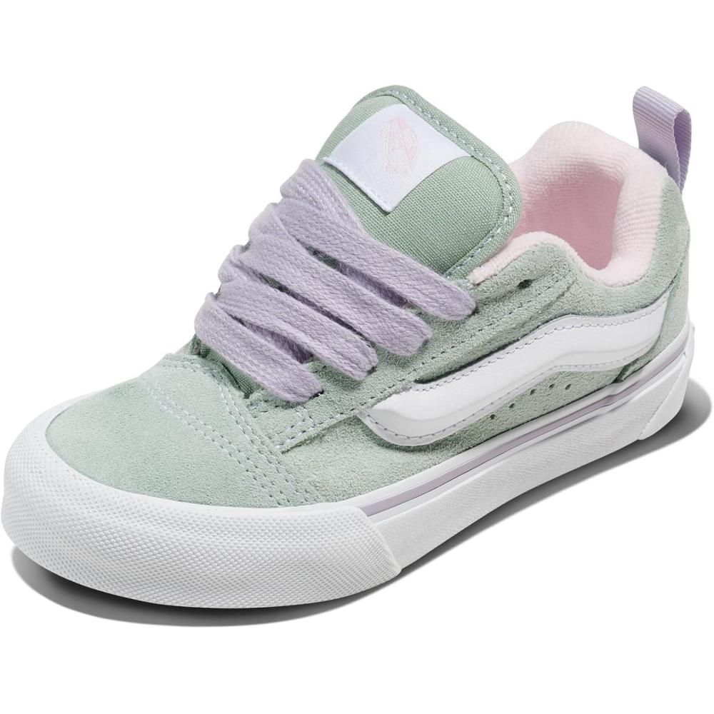 imageVans UnisexChild Knu Skool ShoeDuo Color Gray OliveMulti