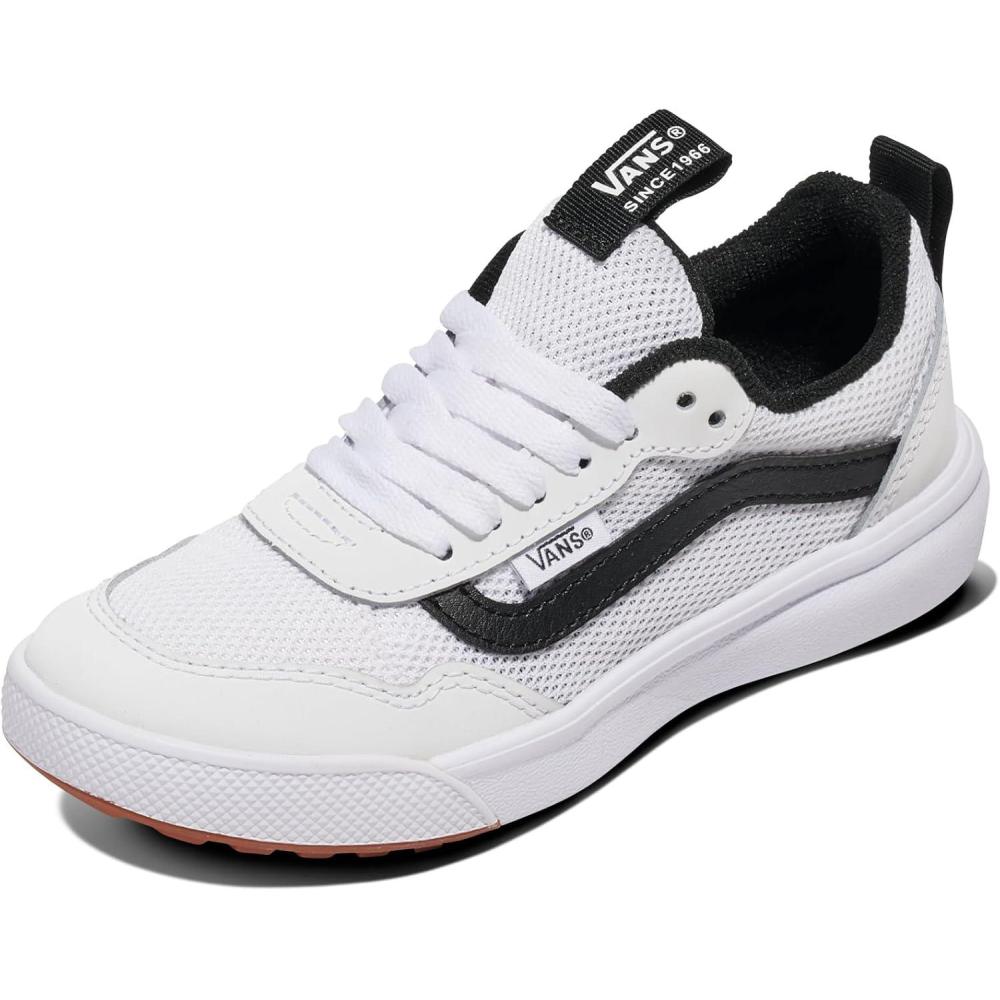 imageVans UnisexChild Range Exp ShoeSuedeCanvas WhiteBlack