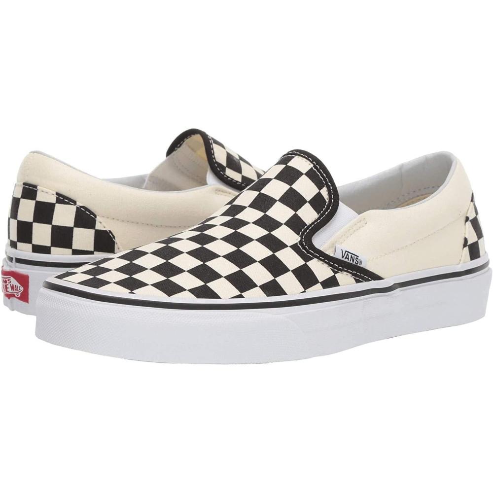 imageVans Womens Asher Adult Low Top SneakersBlack Cream White Chess Board