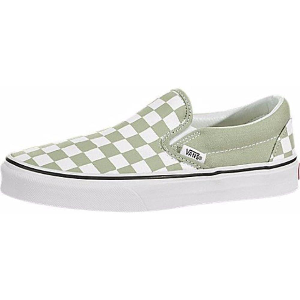imageVans Womens Asher Adult Low Top SneakersCheckerboard Desert Sage True White