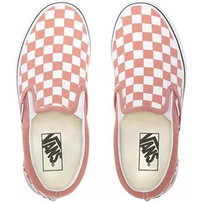 imageVans Womens Asher Adult Low Top SneakersCheckerboard Rose Dawn True White