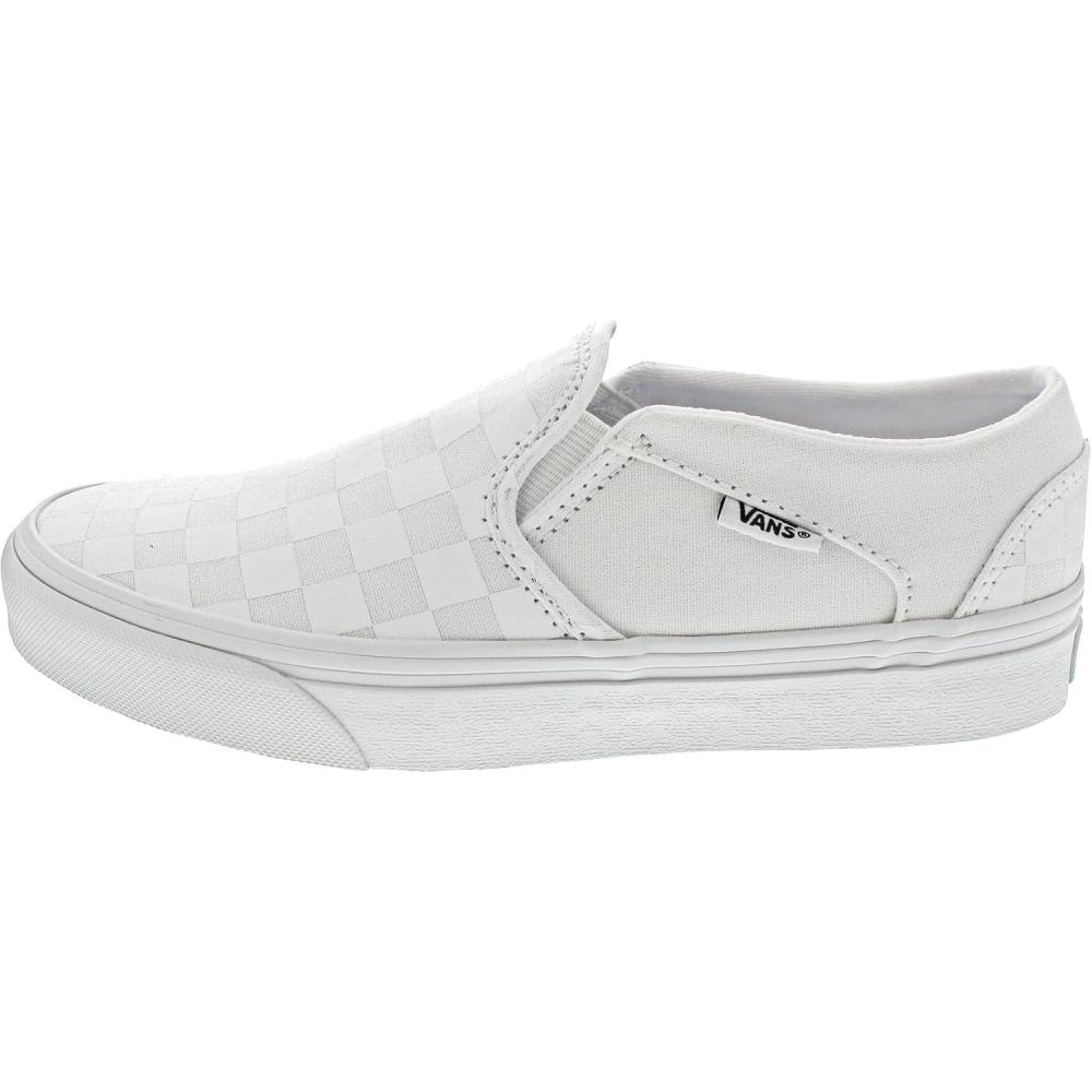 imageVans Womens Asher Adult Low Top SneakersCheckerboard White White
