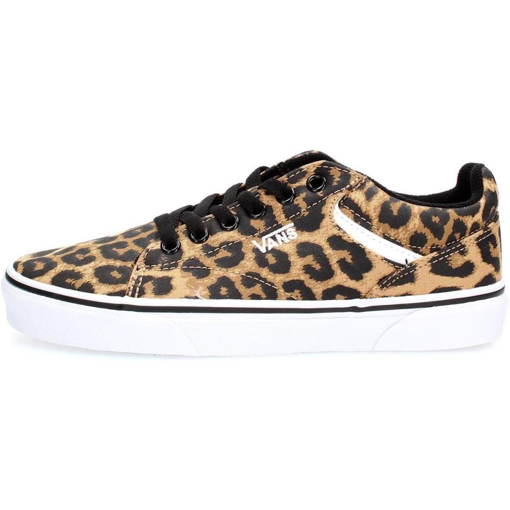 imageVans Womens Asher Adult Low Top SneakersCheetah Black White