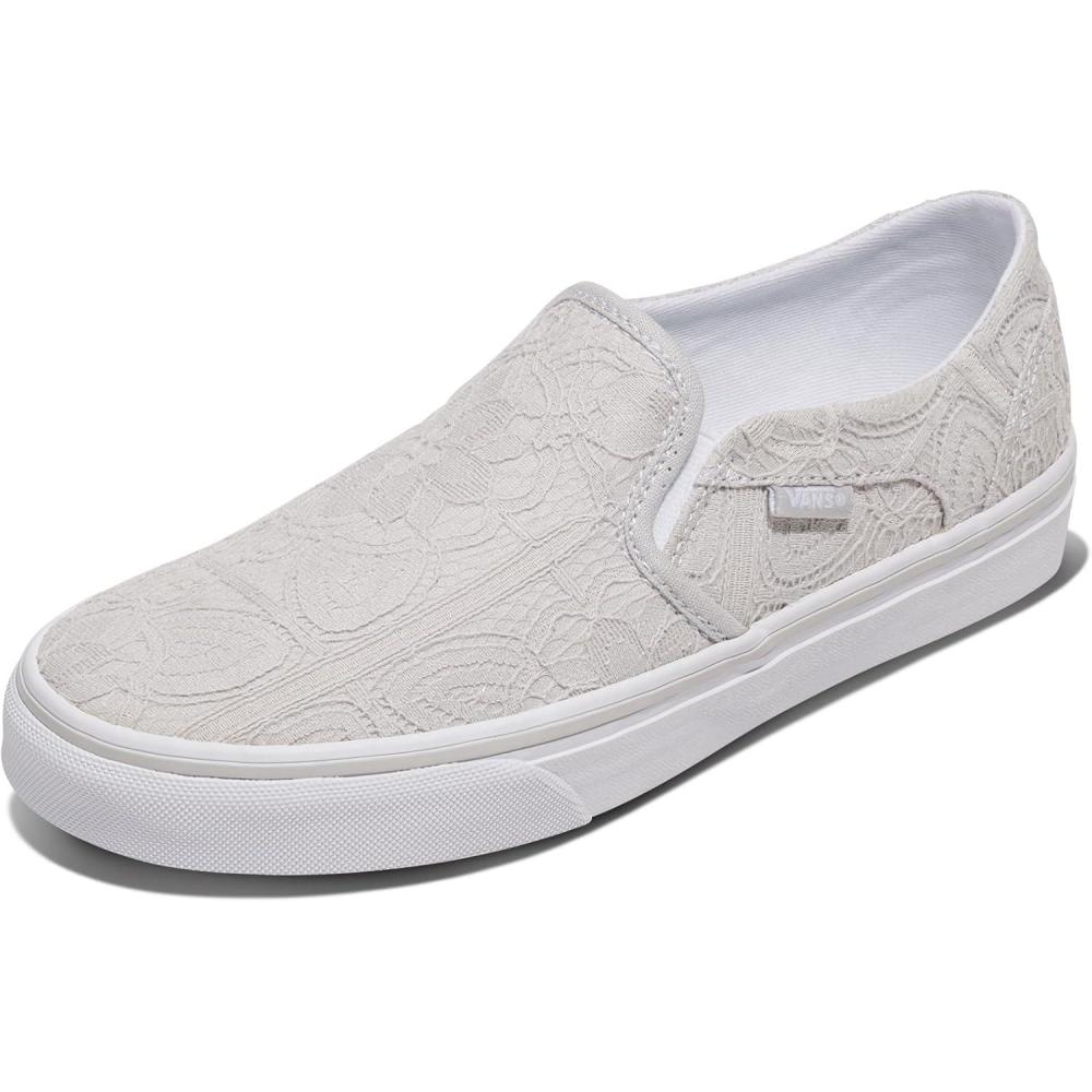 imageVans Womens Asher Adult Low Top SneakersFloral Lace Lunar Rock