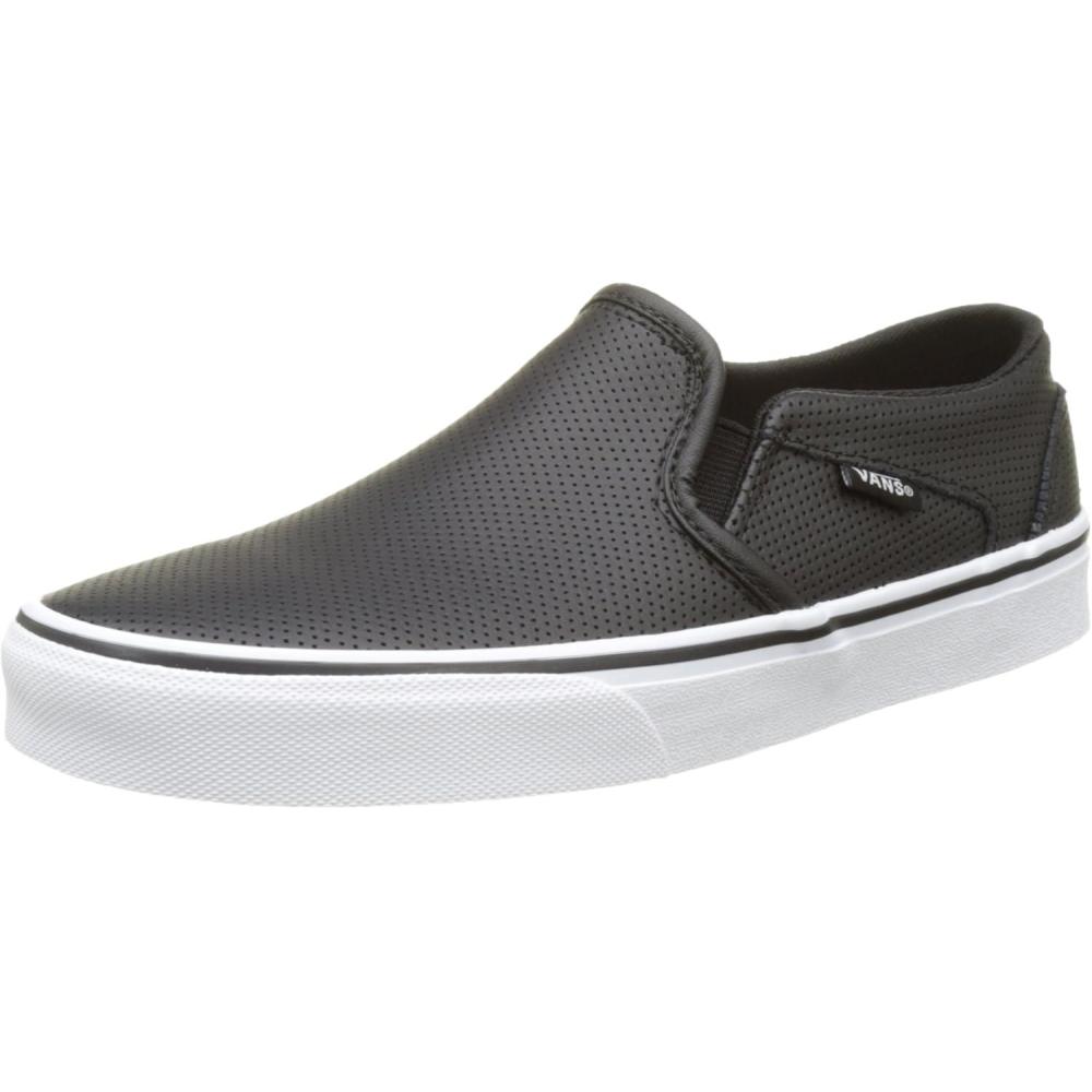 imageVans Womens Asher Adult Low Top SneakersPerf Leather Black