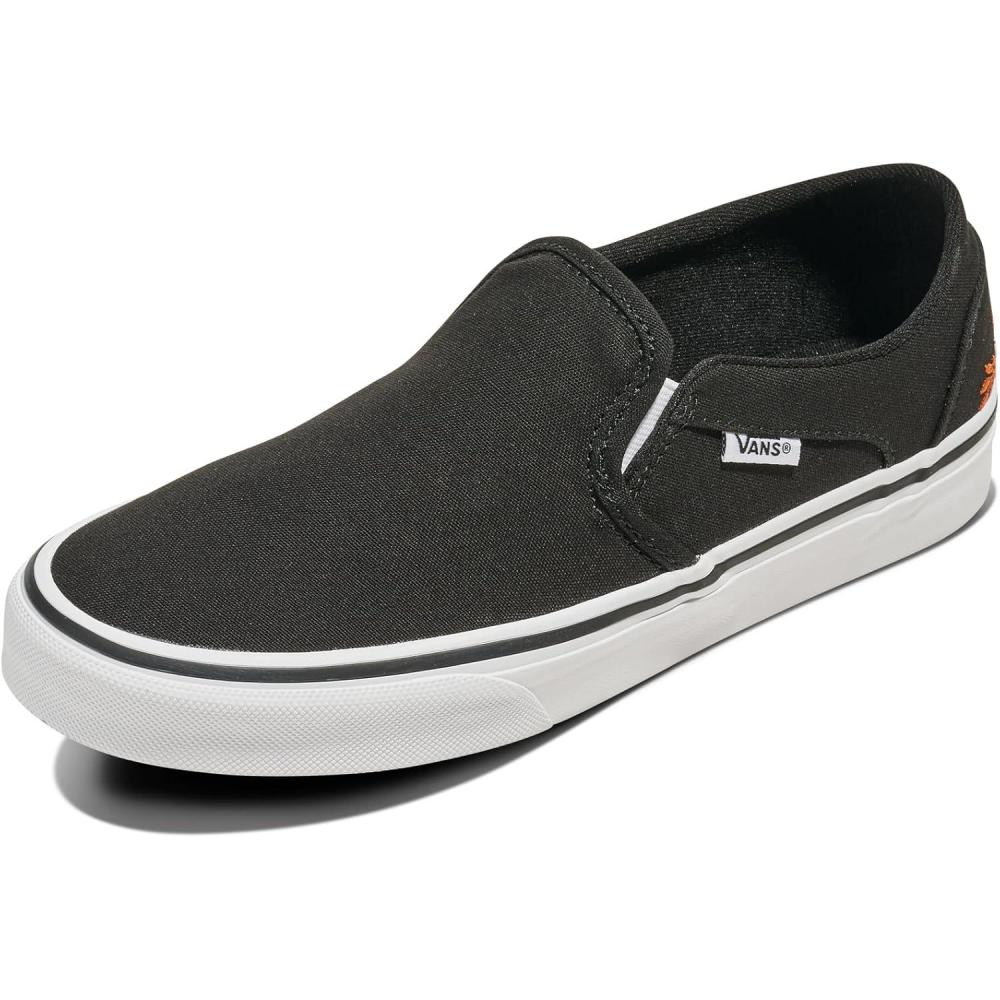 imageVans Womens Asher Adult Low Top SneakersVariety Embroidery Black