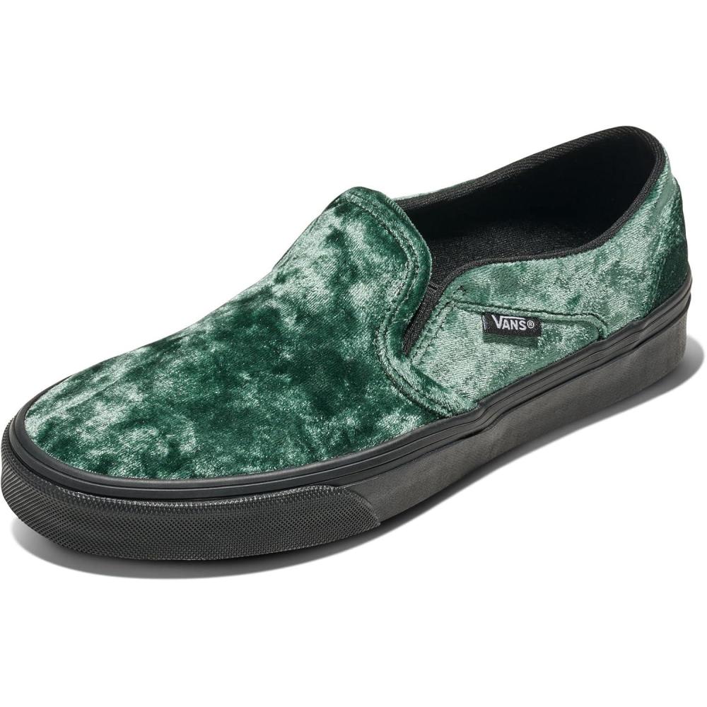 imageVans Womens Asher Adult Low Top SneakersVelvet Dark Green