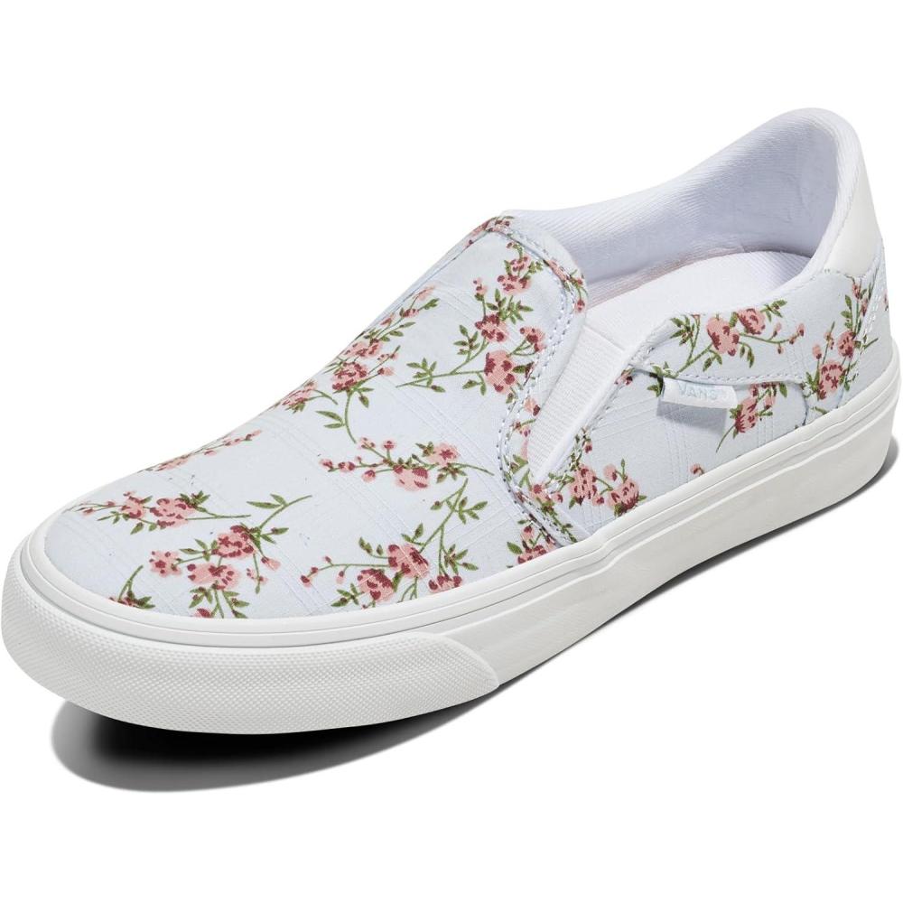 imageVans Womens Asher Deluxe Slipon ShoeSweet Floral Dawn Mist
