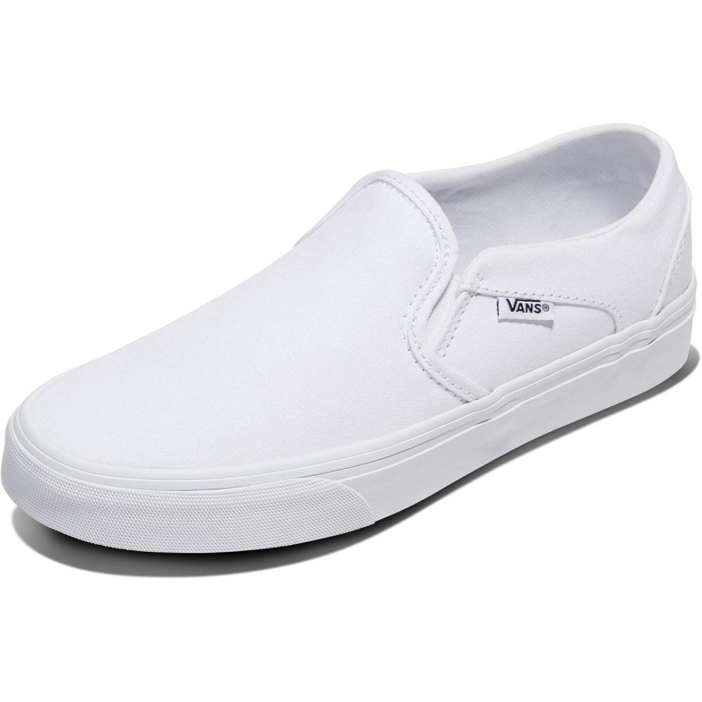 imageVans Womens Asher Slipon SneakerTrue White