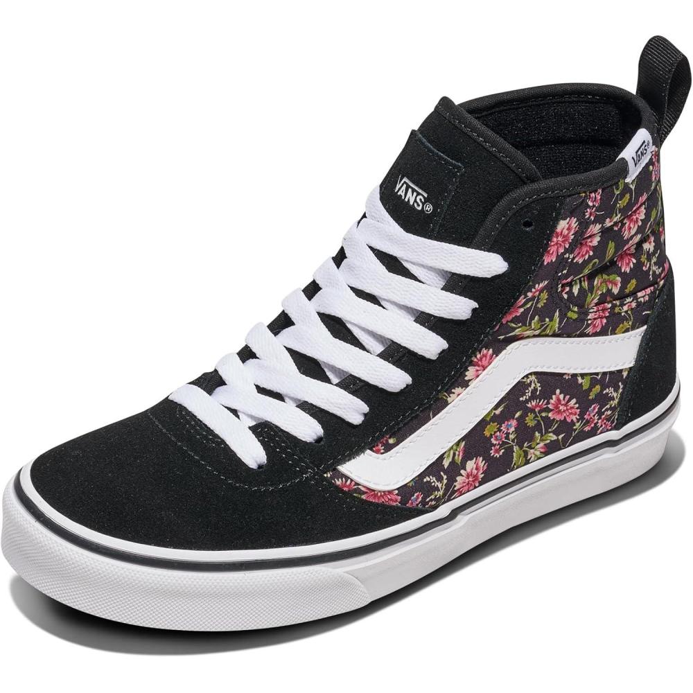 imageVans Womens Ashwood Hi Decon Hightop ShoeDark Floral Black