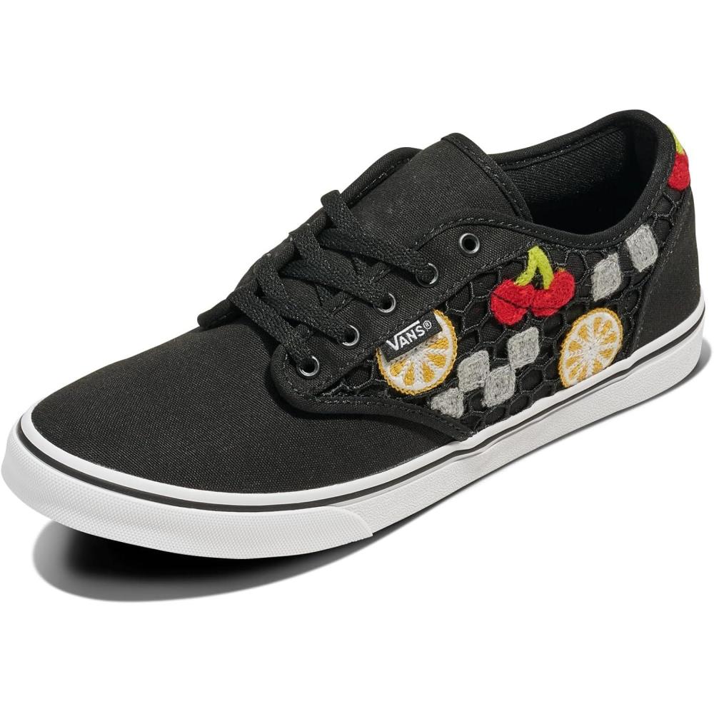 imageVans Womens Atwood Low Top ShoeCheck Applique Black