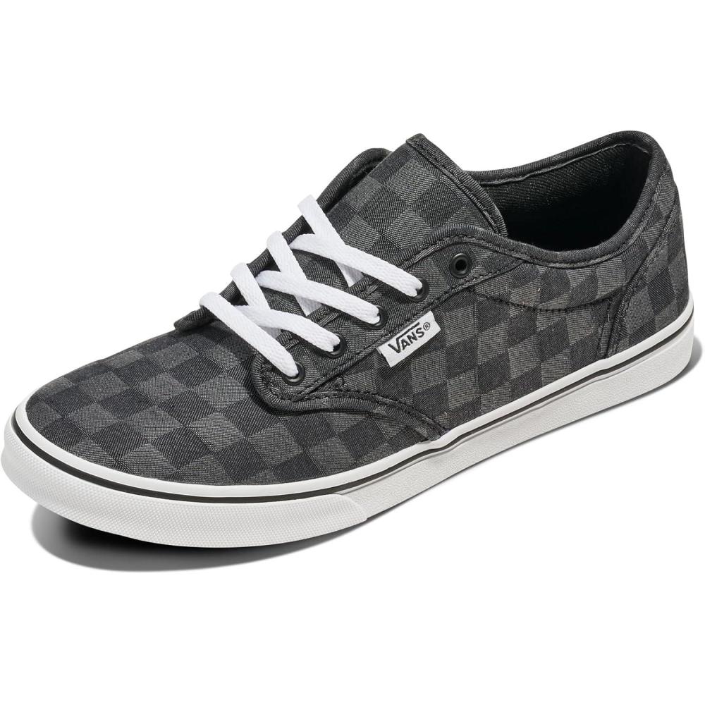 imageVans Womens Atwood Low Top ShoeCheck Textile Black