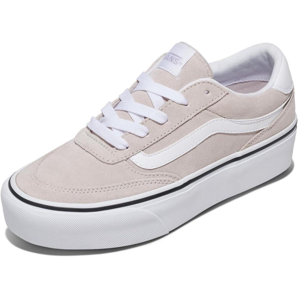 imageVans Womens Brooklyn Ls Platform ShoeSuede Taupe Mist
