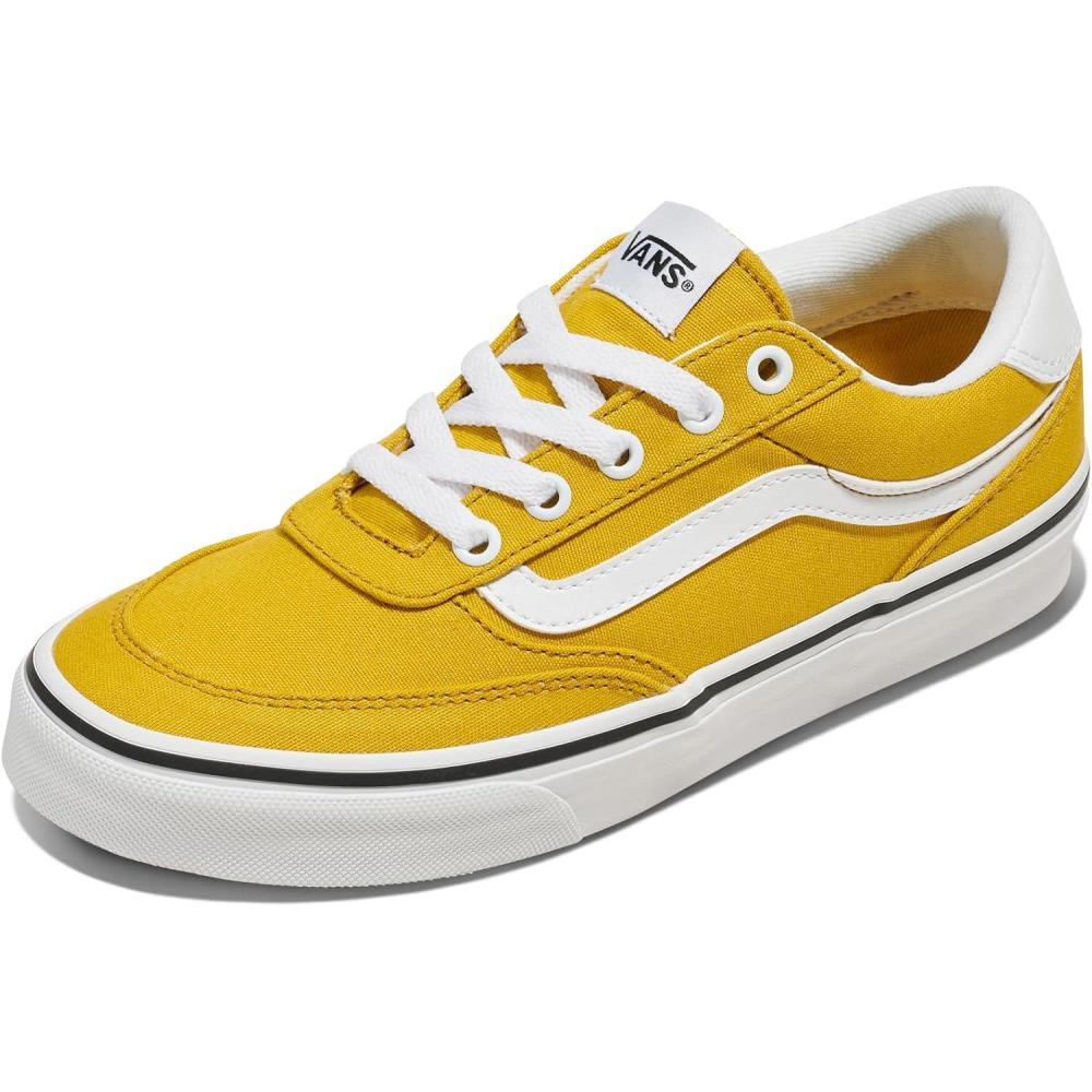 imageVans Womens Brooklyn Ls Shoe Lowtop Sneakers for Everyday Wear Walking Work amp FashionCanvas Heritage Mustard