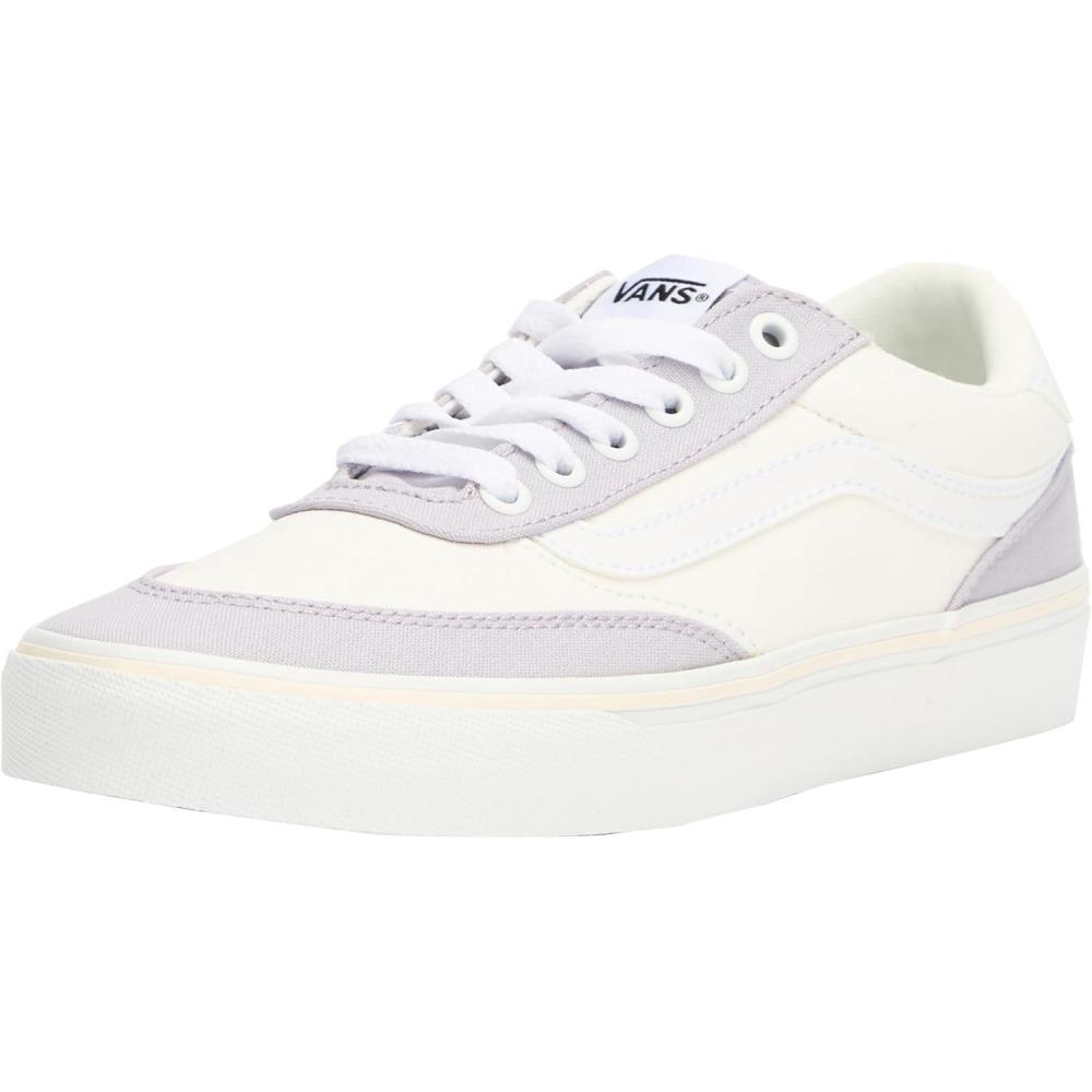 imageVans Womens Brooklyn Ls Shoe Lowtop Sneakers for Everyday Wear Walking Work amp FashionPastel Block Evening Haze