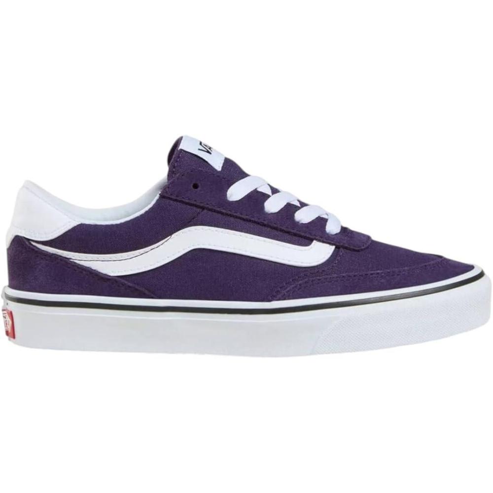 imageVans Womens Brooklyn Ls Shoe Lowtop Sneakers for Everyday Wear Walking Work amp FashionSuedeCanvas Gothic Grape