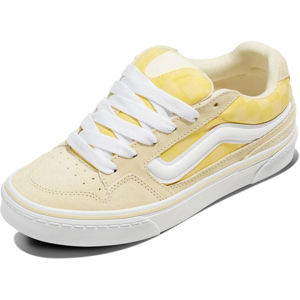 imageVans Womens Caldrone ShoesCheck Textile Yellow Dust
