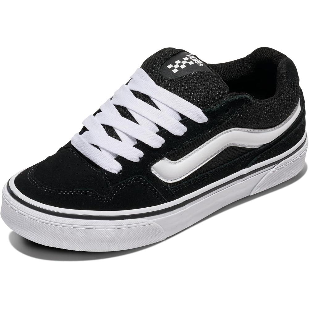 imageVans Womens Caldrone ShoesSuedeMesh BlackWhite