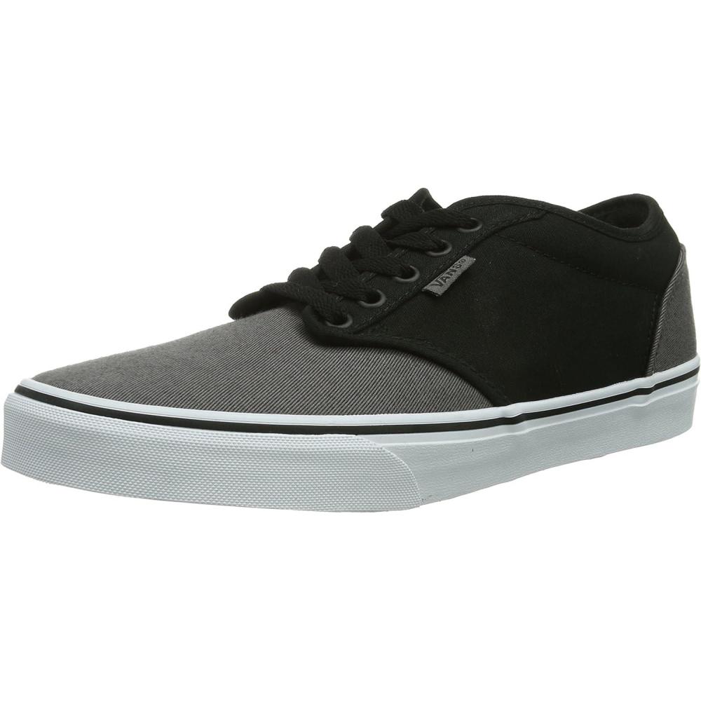 imageVans Womens Classic Slip On Platform SneakersCanvas Mix Black Grey