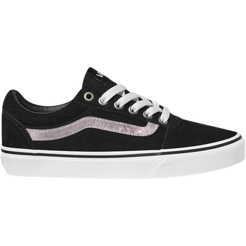 imageVans Womens Classic Slip On Platform SneakersMetallic Sidestripe Black
