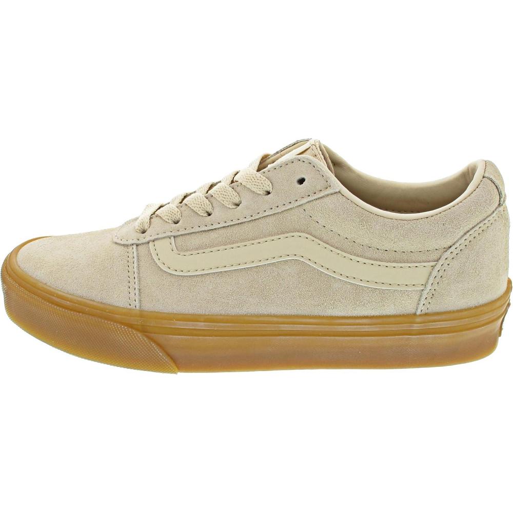 imageVans Womens Classic Slip On Platform SneakersTranslucent Gum Creme Brulee