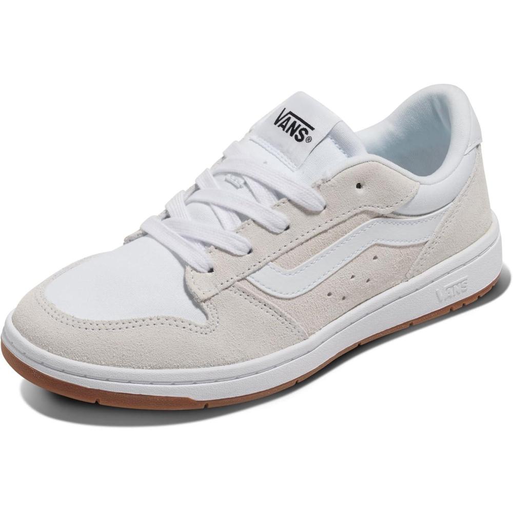 imageVans Womens Ryland Ls Shoe  Retro Court Sneakers Tennis Fashion InspiredSuedeCanvas WhiteWhite