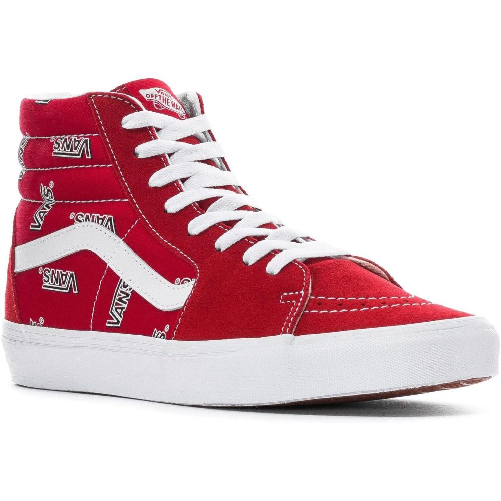 imageVans Womens UA SK8Hi Tapered Stackform SneakersVans Misprint Red White