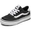 Suede/Canvas Black/White