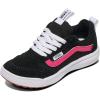Suede/Canvas Black/Pink