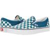 Checkerboard Blue Coral True White