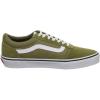 Suede Canvas Olive White