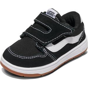 Vans Kids’ Ryland Ls V Shoe(Suede/Canvas Black/White)
