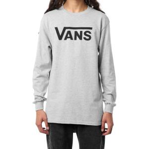 Vans Unisex Adult Classic Vans Long-Sleeve Tee(Athletic Heather)