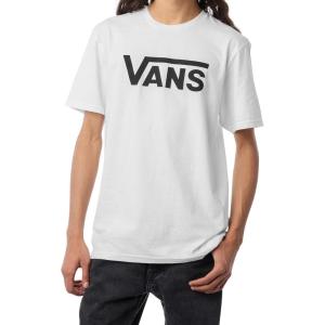 Vans Unisex-Adult Classic Drop V Short-Sleeve Crew(White/Black)