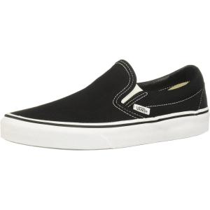 Vans Unisex-Adult Classic Slip on(Black White)