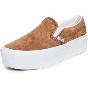 Vans Unisex-Adult Classic Slip on(Nubuck Chipmunk)