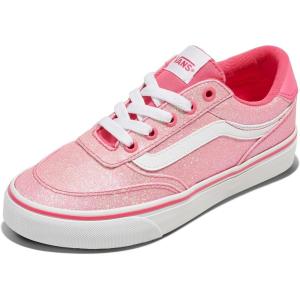 Vans Unisex-Child Brooklyn Ls Low Top Shoe(Glitter Candied Pink)