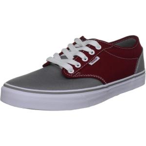 Vans Unisex-Child High-top Trainers(Canvas Mid Grey Rio Red)