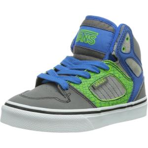 Vans Unisex-Child High-top Trainers(Charcoal/Black/Green)