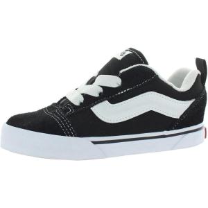 Vans Unisex-Child Knu Skool Shoe(Black/True White)