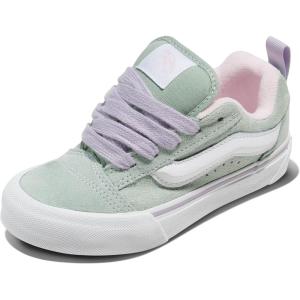 Vans Unisex-Child Knu Skool Shoe(Duo Color Gray Olive/Multi)
