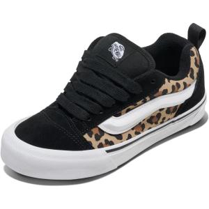 Vans Unisex-Child Knu Skool Shoe(Leopard Brown/Black)