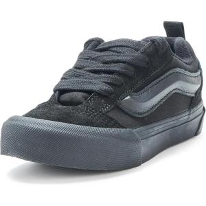 Vans Unisex-Child Knu Skool Shoe(Suede/Canvas Triple Black)