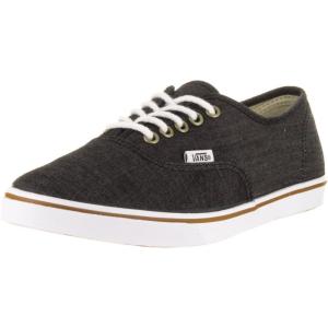 Vans Women’s Asher Adult Low Top Sneakers(Black  True White)
