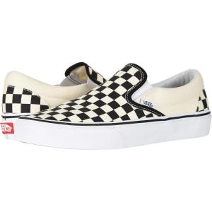 Vans Women’s Asher Adult Low Top Sneakers(Black Wht Checker)