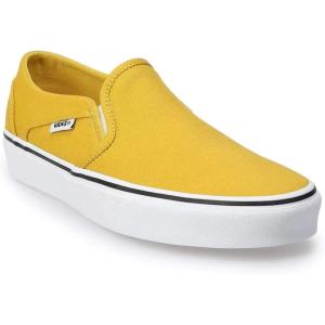 Vans Women’s Asher Adult Low Top Sneakers(Ceylon Yellow White)